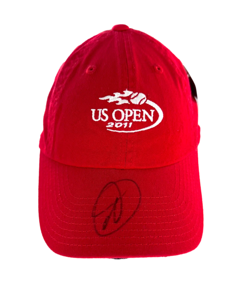 Novak Djokovic Signed Autograph 2011 US Open Cap Hat - Champion w/ Beckett COA