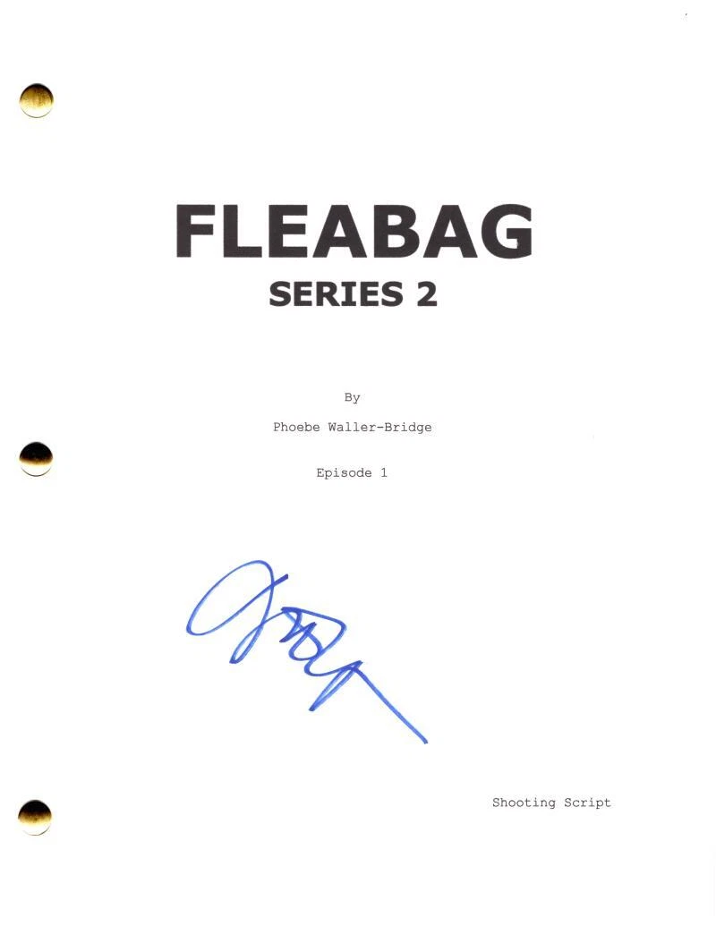 ANDREW SCOTT SIGNED AUTOGRAPH FLEABAG S2 FULL PILOT SCRIPT SCREENPLAY HOT PRIEST COLLECTIBLE MEMORABILIA