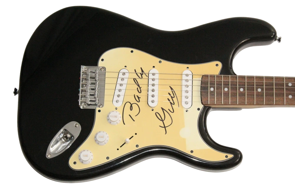 Buddy Guy Signed Autograph Fender Electric Guitar - The Blues Don't Lie JSA COA