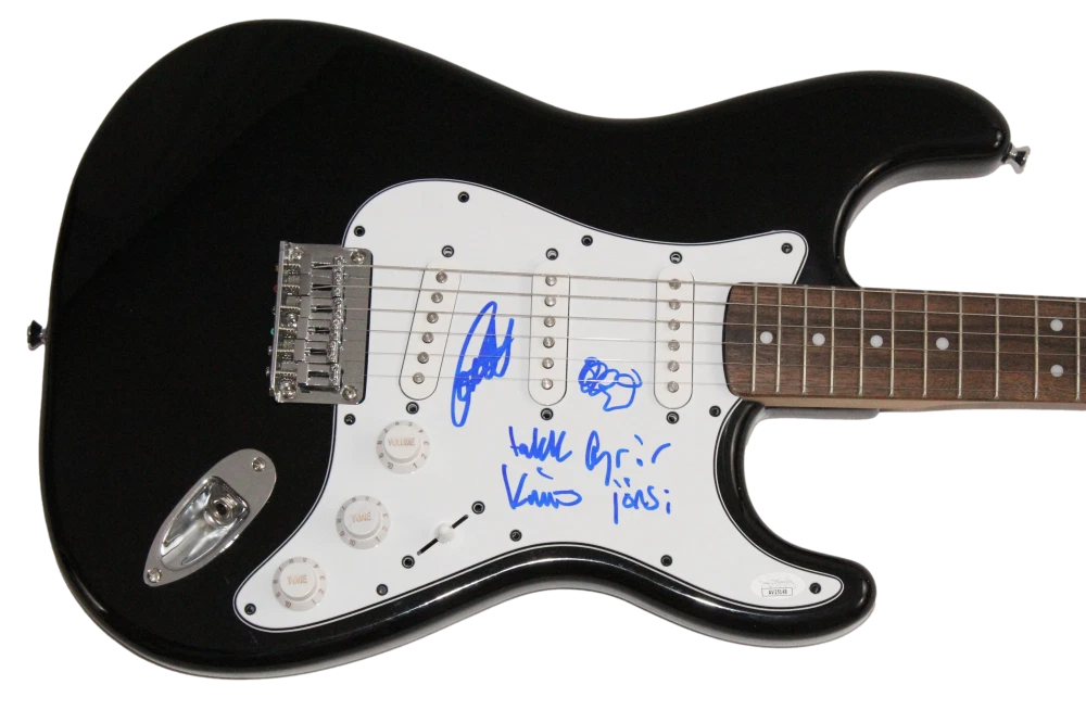 Sigur Ros Band Complete x3 Signed Autograph Fender Electric Guitar w/ JSA COA