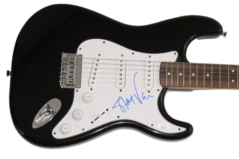 Steve Vai Signed Autograph Fender Electric Guitar - Frank Zappa Band - JSA COA