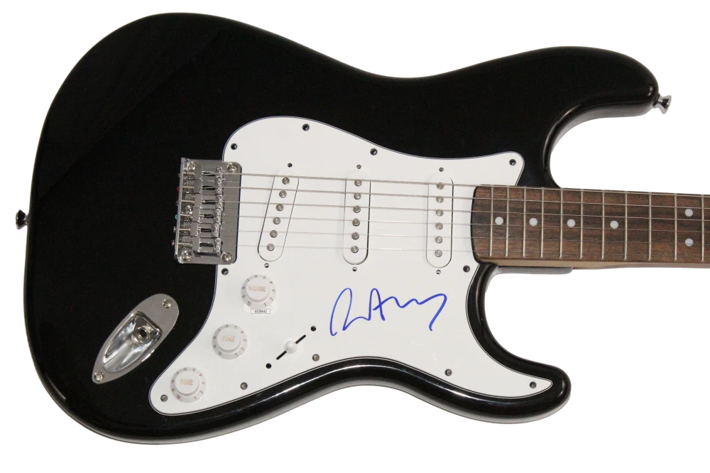 Bryan Ferry Roxy Music Signed Autograph Full Size Fender Electric Guitar JSA COA