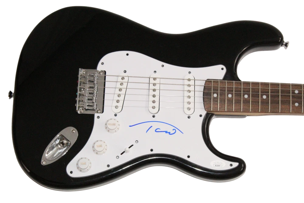 Tico Torres of Bon Jovi Signed Autograph Fender Electric Guitar w/ JSA COA