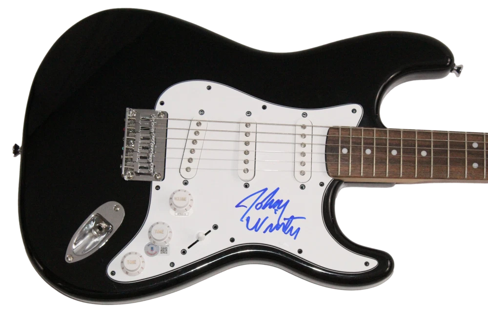 Johnny Winters Signed Autograph Fender Electric Guitar w/ JSA COA