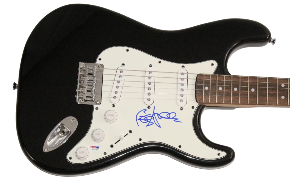 Peter Green Fleetwood Mac Signed Autograph Fender Electric Guitar - PSA COA