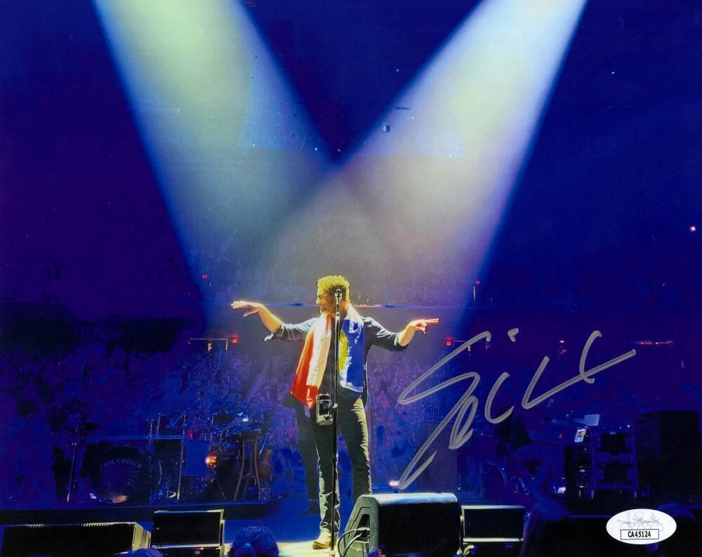 Eric Church Signed Autograph 8x10 Photo - Country Music Star Chief w/ JSA COA