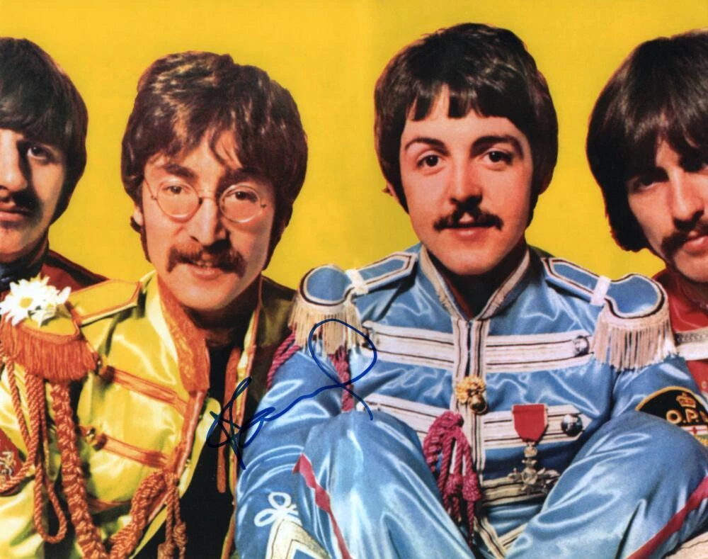 Paul McCartney The Beatles Signed Autograph 11x14 Photo Yellow Submarine JSA COA