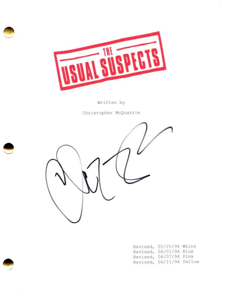 Chazz Palminteri Signed Autograph The Usual Suspects Movie Script Screenplay