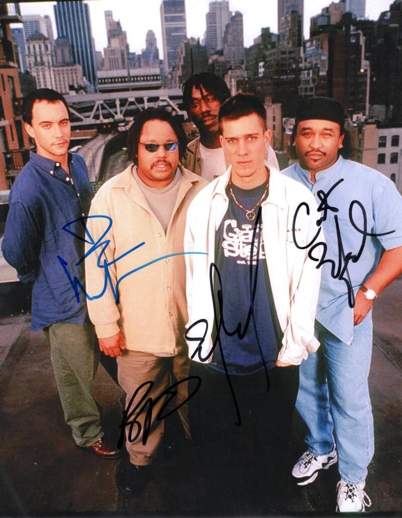 Dave Matthews Band x4 Signed Autograph 11x14 Photo - Boyd Carter Stefan JSA COA