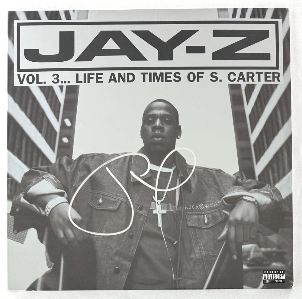 Jay-Z Signed Autograph Album Vinyl Record LP - Vol 3 Life and Times w/ JSA COA