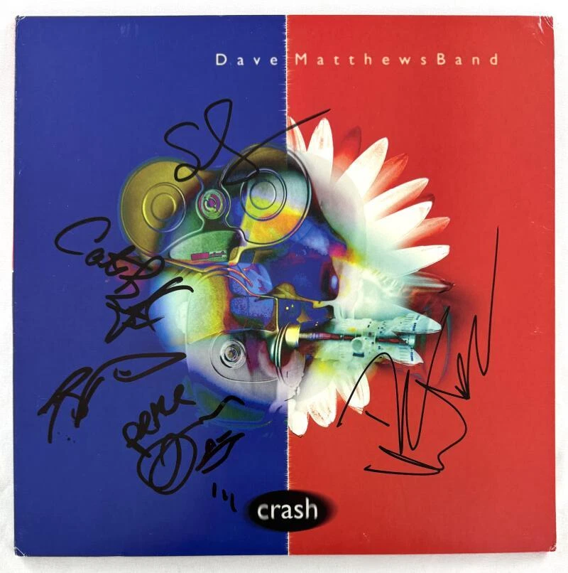 Dave Matthews Band x5 Signed Autograph Album Vinyl Record LP - Crash Beckett COA