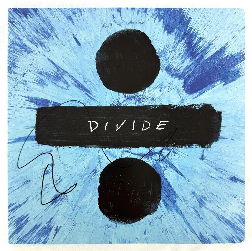 Ed Sheeran Signed Autograph Album Vinyl Record LP - Divide w/ JSA COA
