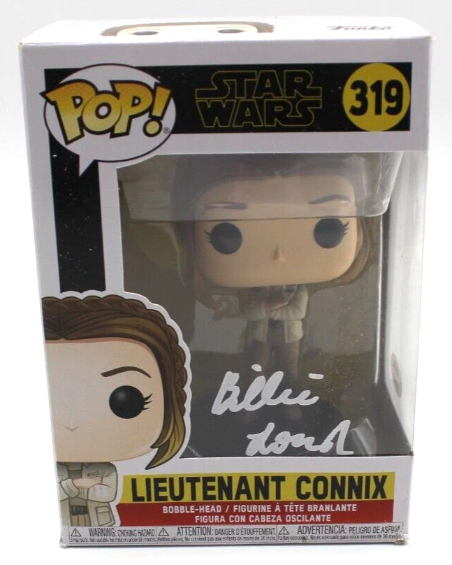 Billie Lourd Star Wars Lieutenant Connix Signed Funko Pop w/PSA DNA COA AO73827