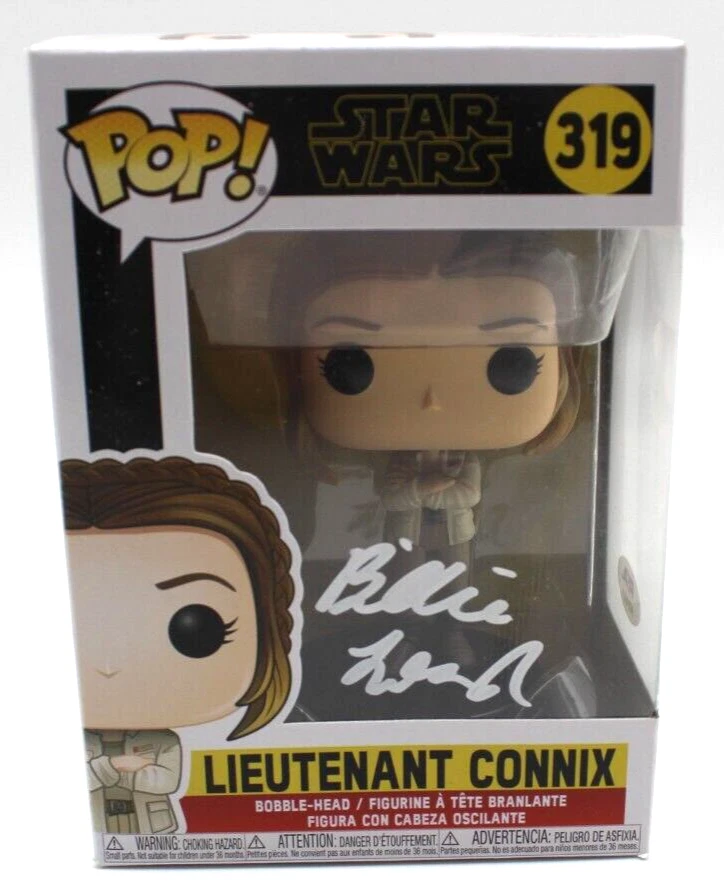 Billie Lourd Star Wars Lieutenant Connix Signed Funko Pop w/PSA DNA COA AO73826