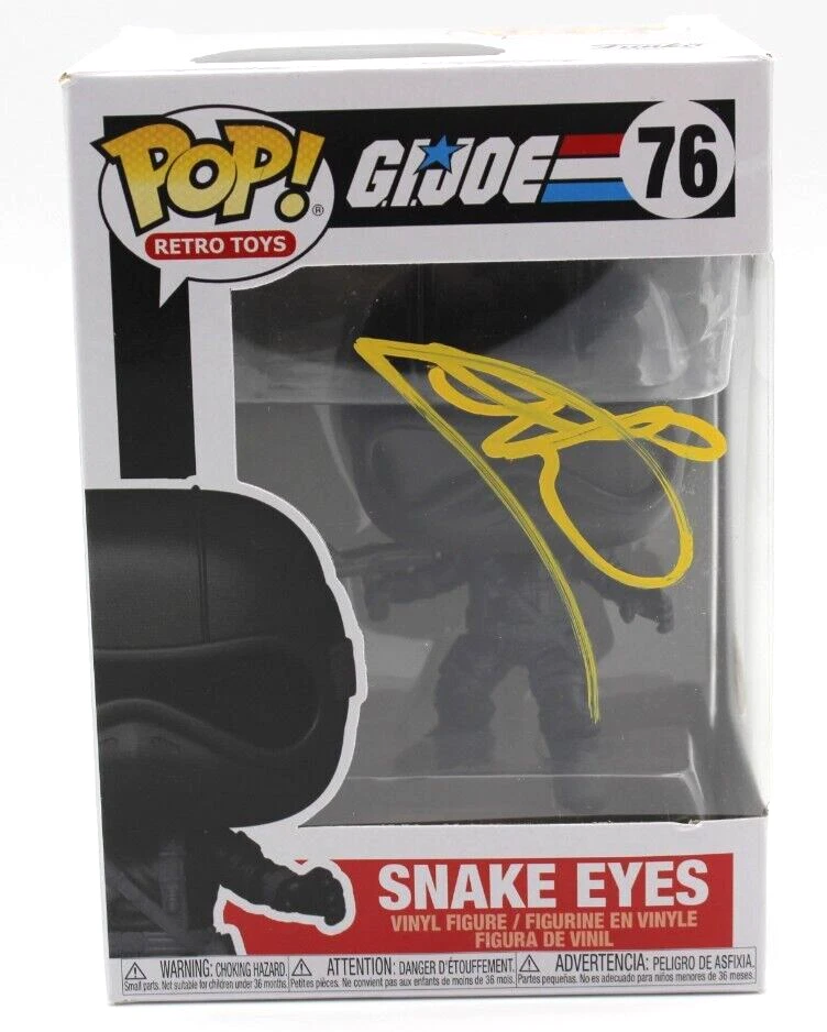 Ray Park G.I. Joe Snake Eyes Signed Funko Pop 76 w/PSA DNA COA AO73821