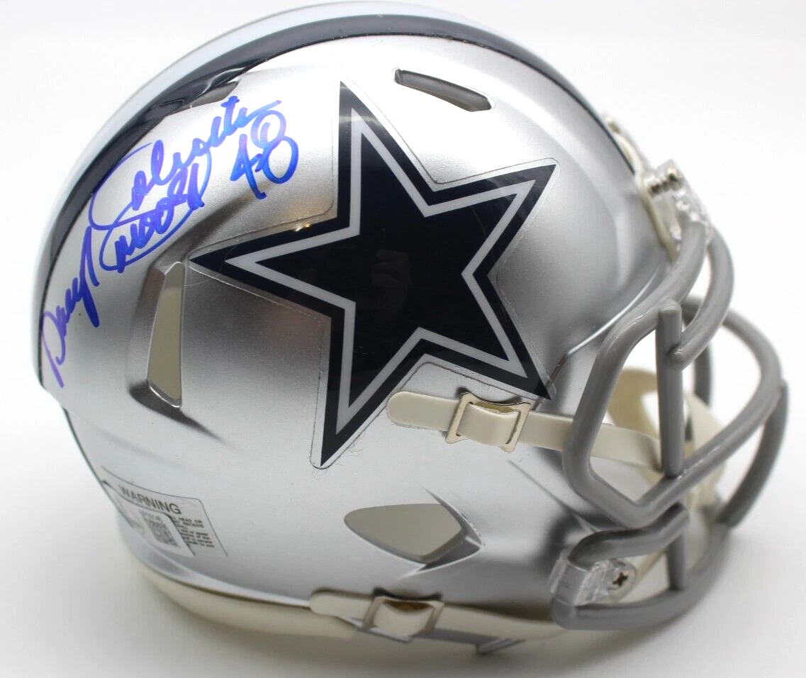 Daryl Johnston Signed Dallas Cowboys Mini Football Helmet w/Beckett COA BP59146