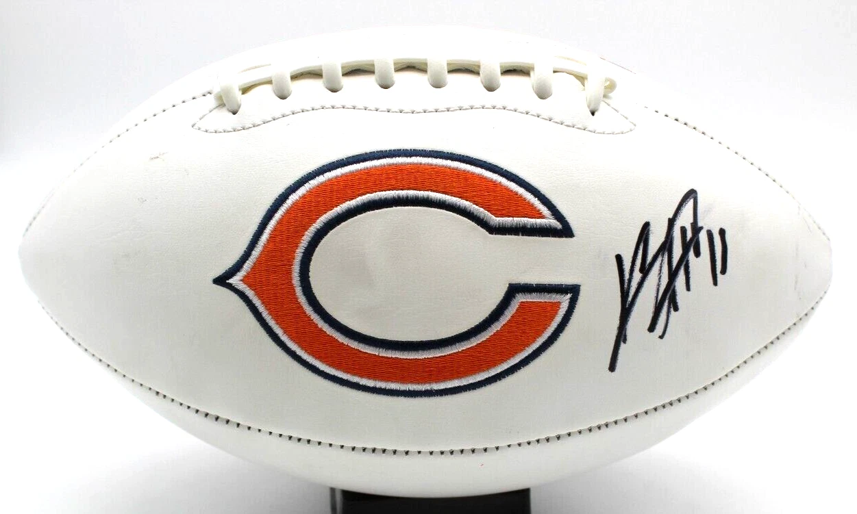 Keenan Allen Signed Chicago Bears Logo Football w/Beckett COA BP59309