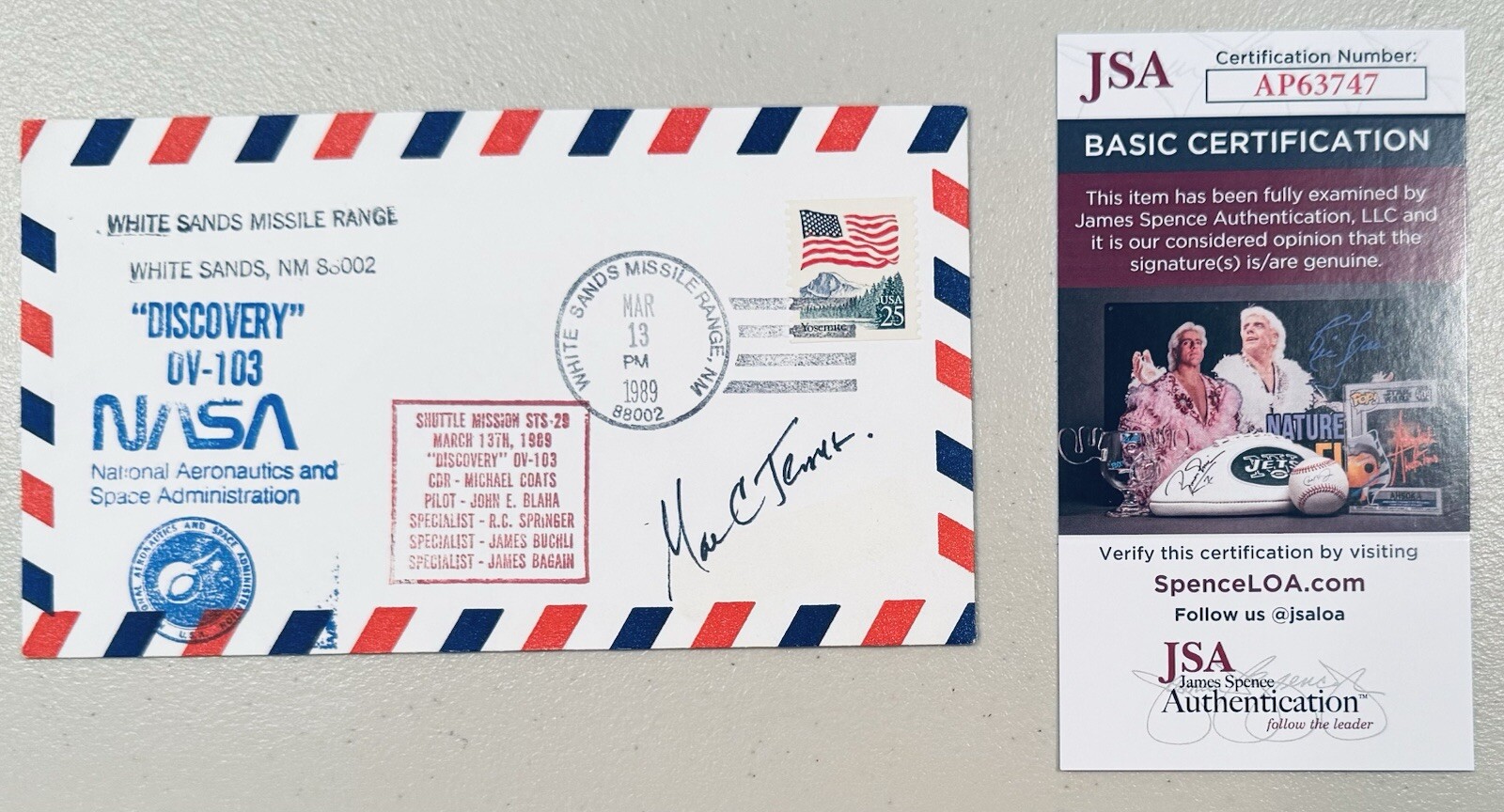 Mae Jemison Signed Autographed First Day Cover JSA Certified Astronaut NASA 1