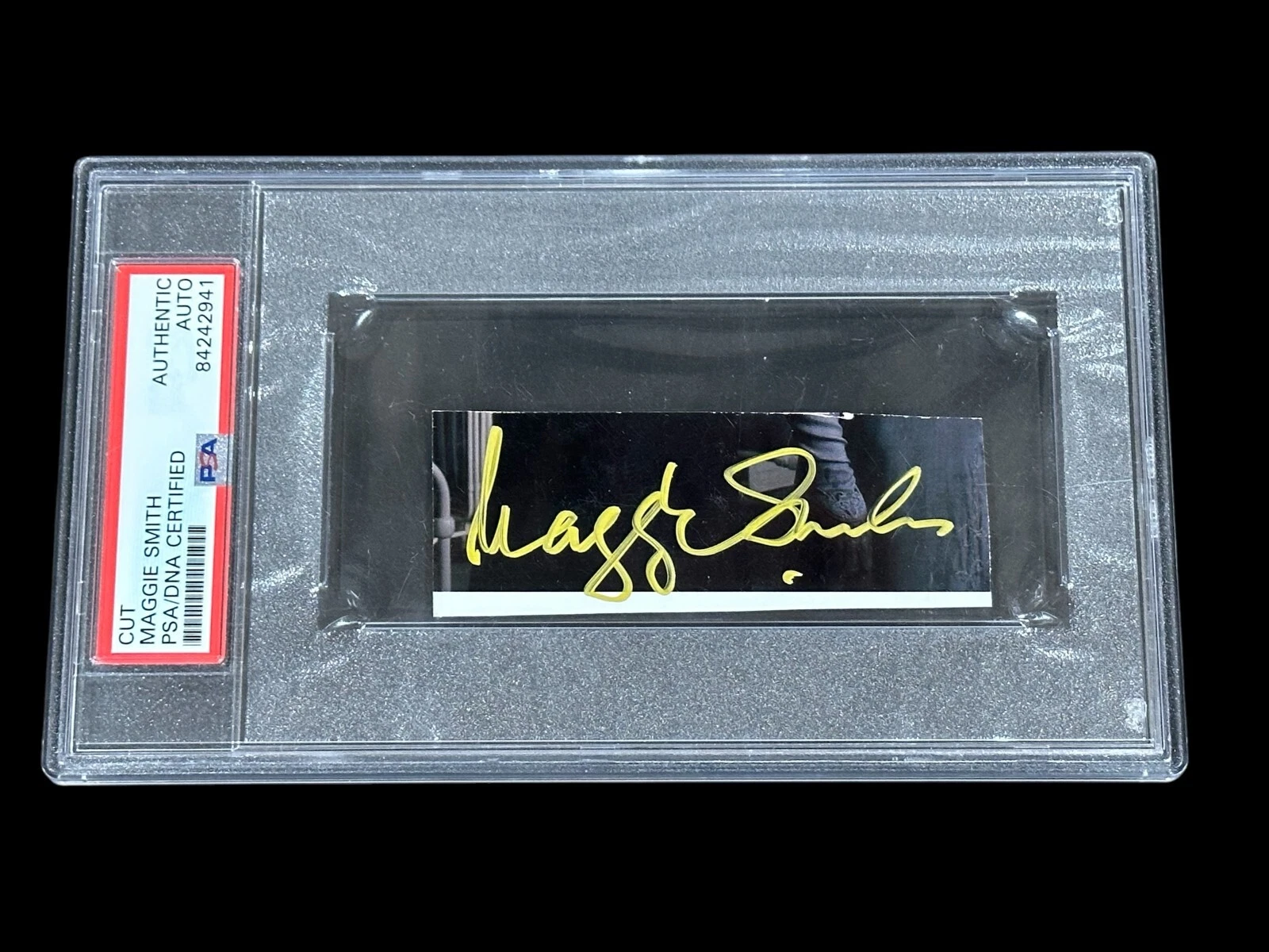 Maggie Smith Harry Potter Professor McGonagal Rare Signed Autograph PSA DNA