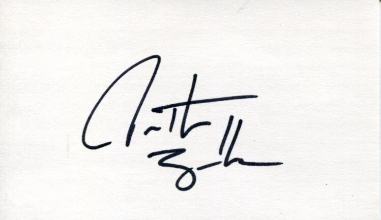 Anthony Zerbe Star Trek James Bond Papillon The Young Riders Signed Autograph