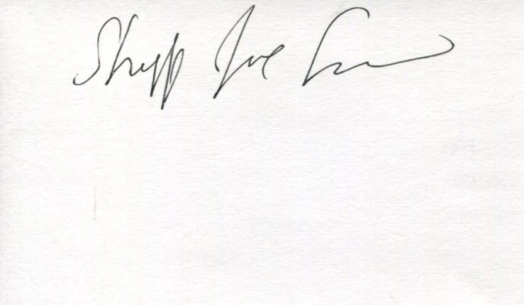 Arizona Maricopa County Sheriff Joe Arpaio Signed Autograph