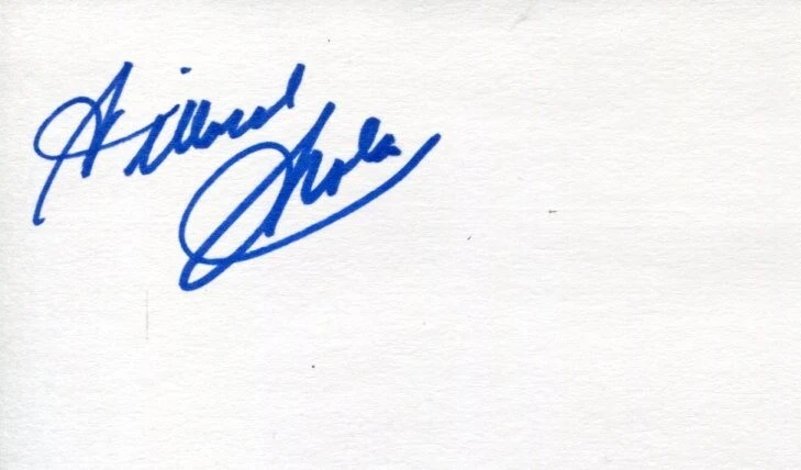 Willard Ikola 1956 US Olympic Sliver Medal Hockey Team Signed Autograph