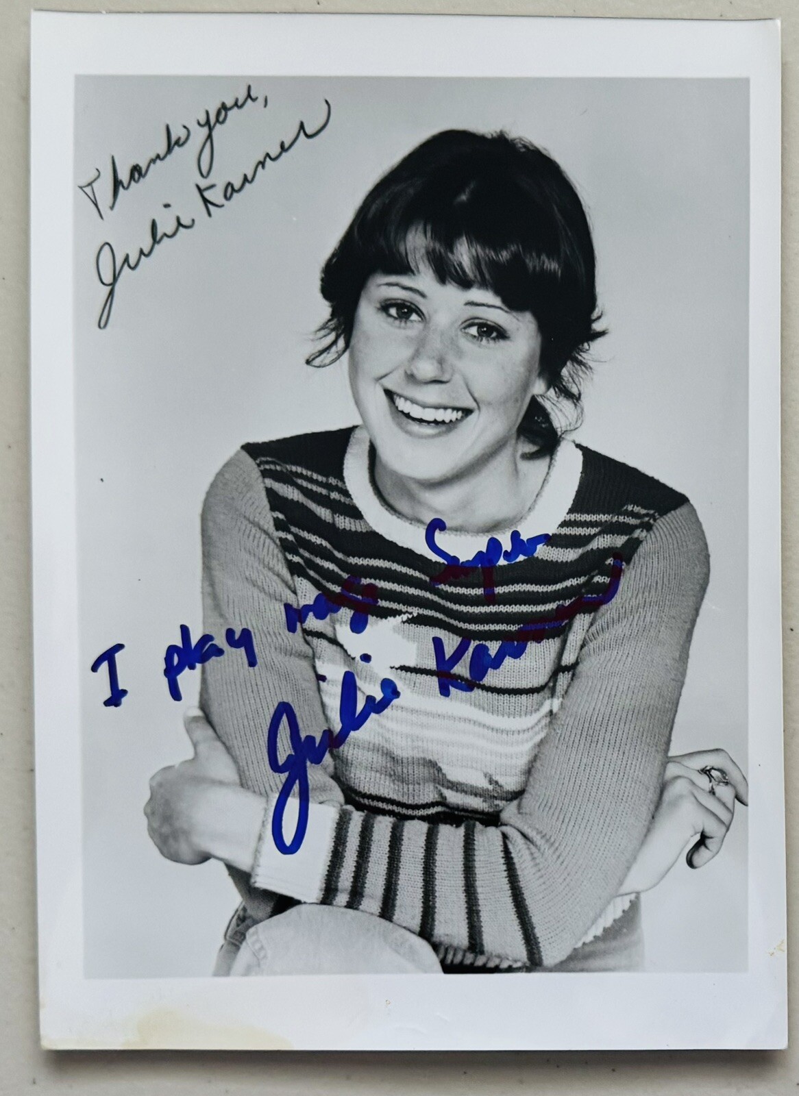 Julie Kavner Signed Autographed 5x7 Photo Marge Simpson Inscription BAS Beckett