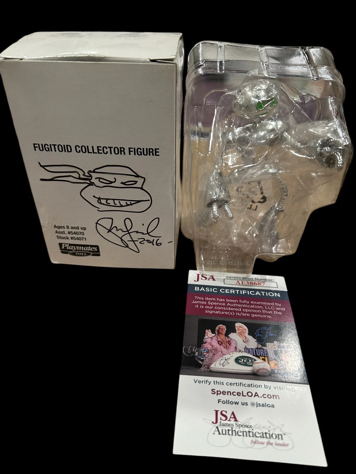 Peter Laird Teenage Mutant Ninja Turtles Signed Autograph Sketch Fugitoid JSA