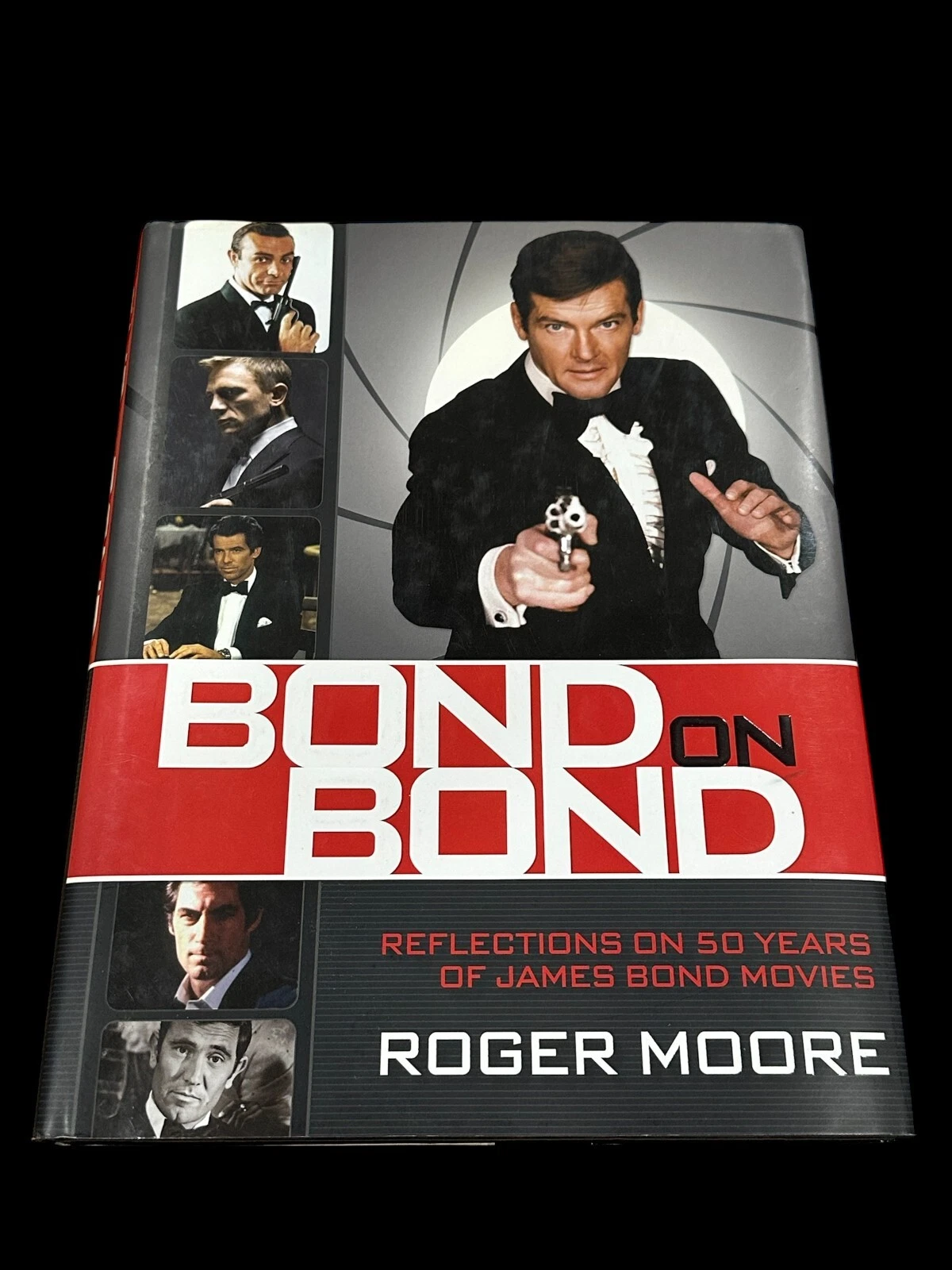 George Lazenby James Bond On Bond Rare Signed Autograph Large Hardback Book