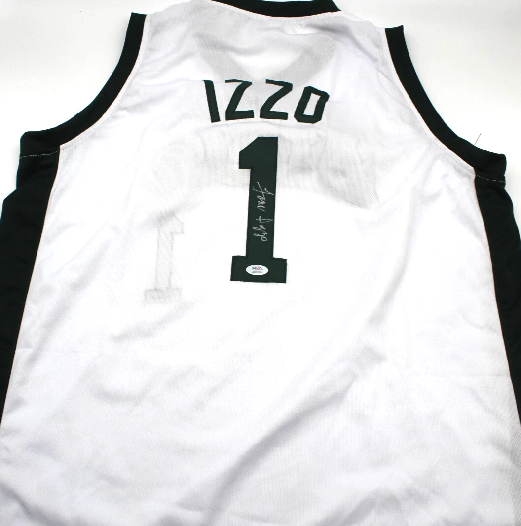 Tom Izzo Michigan State Spartans Signed Custom Jersey w/PSA DNA COA AO79808