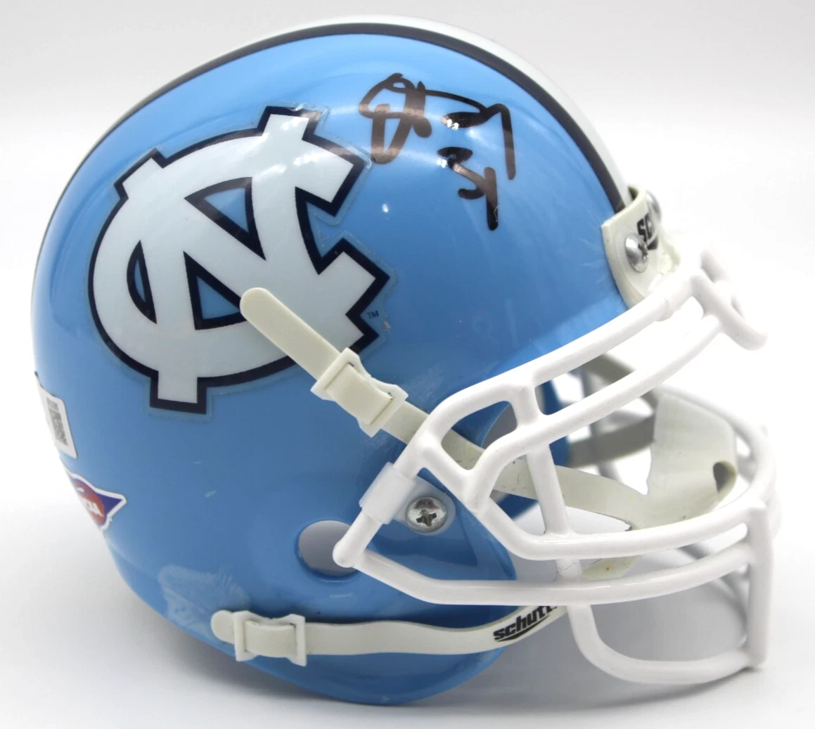 Dre Bly Signed North Carolina Tar Heels Mini Football Helmet w/Beckett BR32585