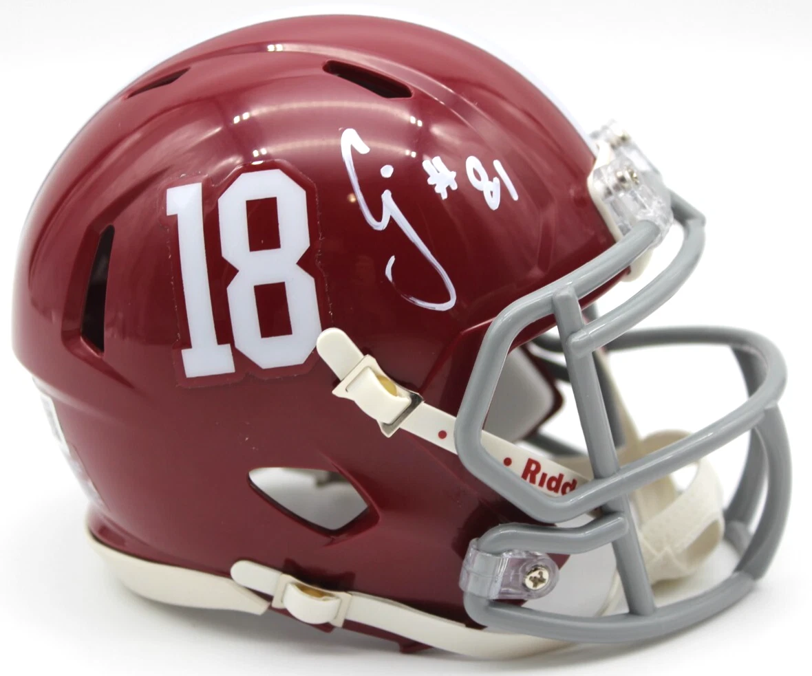 CJ Dippre Signed Alabama Crimson Tide Mini Football Helmet w/Beckett BR32513