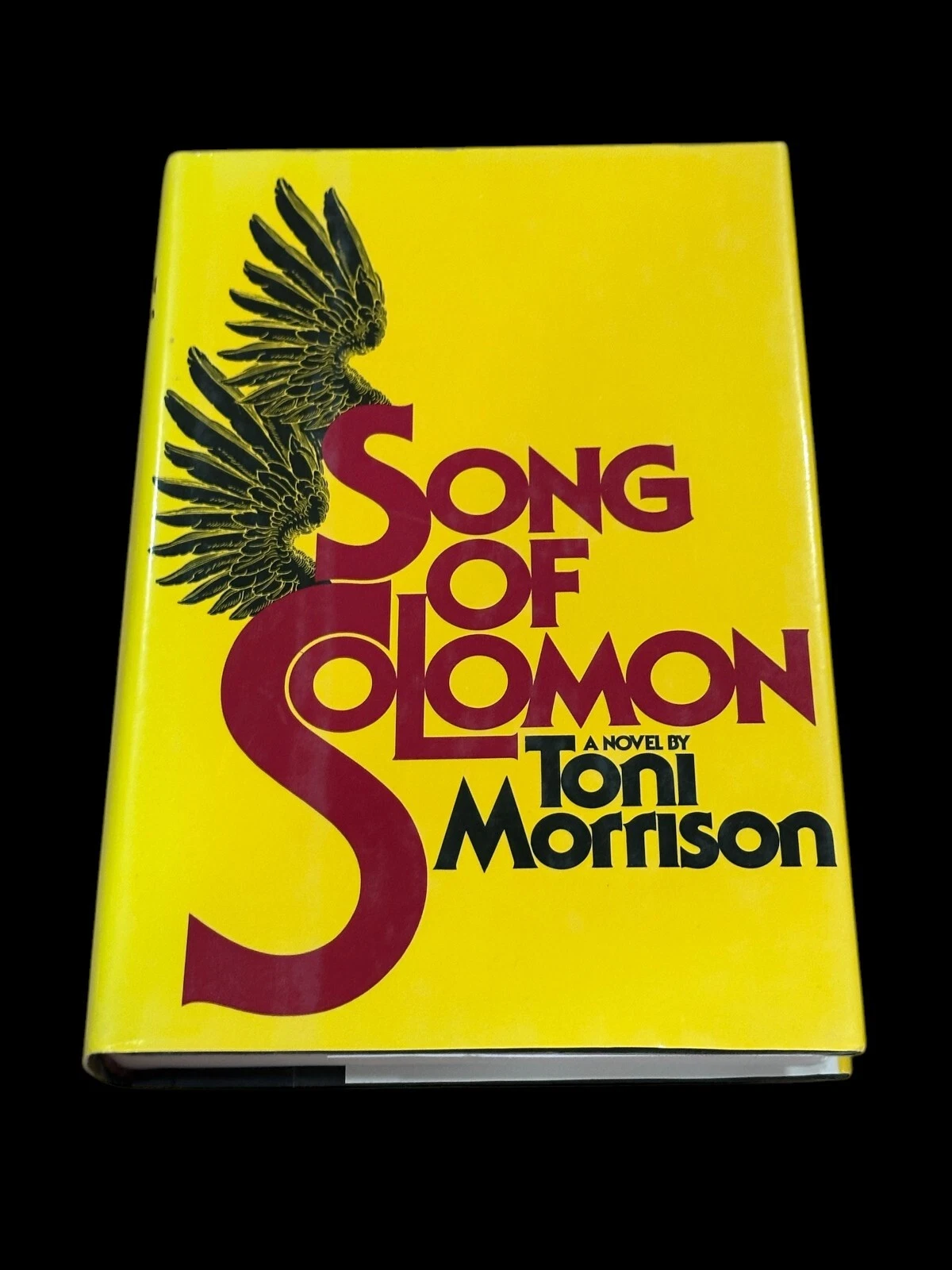 TONI MORRISON SONG OF SOLOMON NOBEL PRIZE AUTHOR SIGNED AUTOGRAPH HARDCOVER BOOK COLLECTIBLE MEMORABILIA