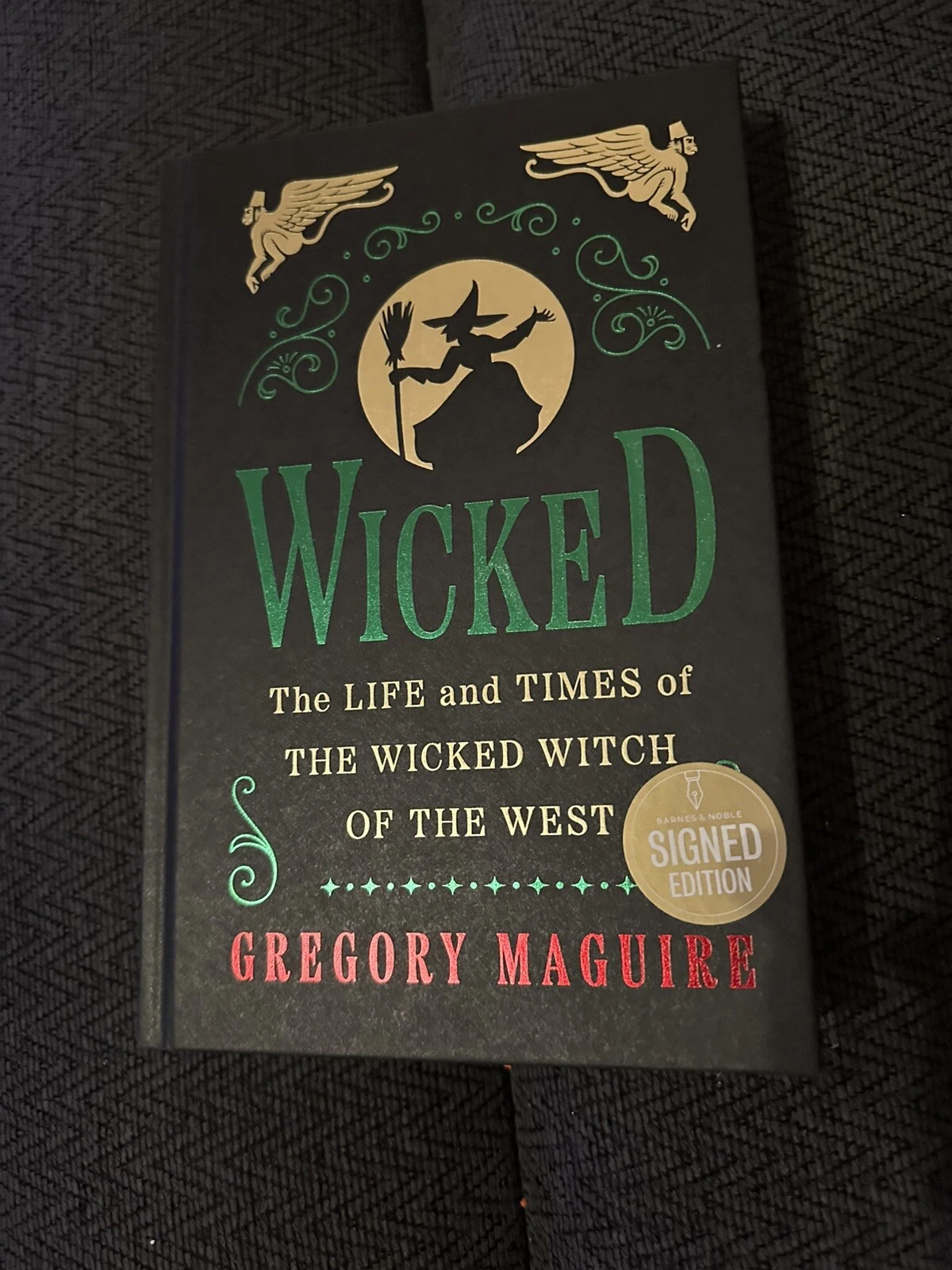 Signed The Life And Times Of The Wicked Witch Autographed Book Gregory Maguire