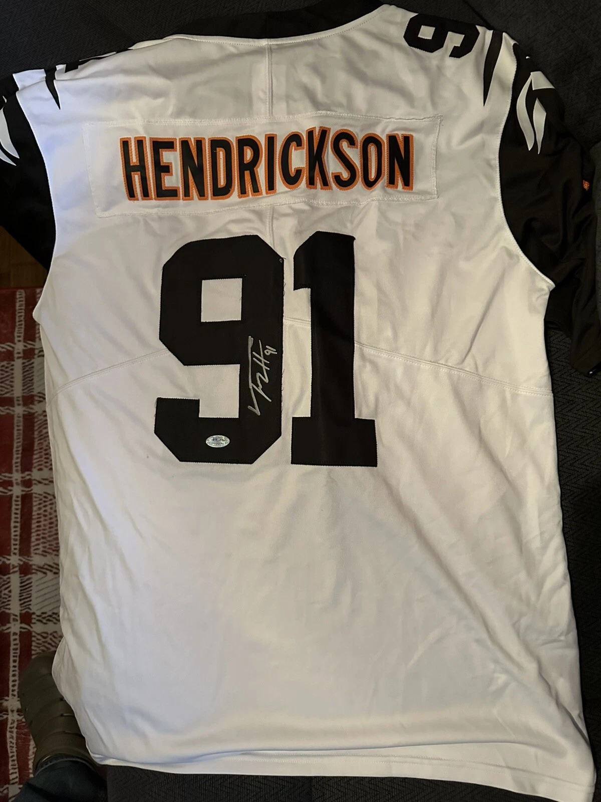 Trey Hendrickson SIGNED Cincinnati Bengals Stitched Jersey PSA Authenticated XL