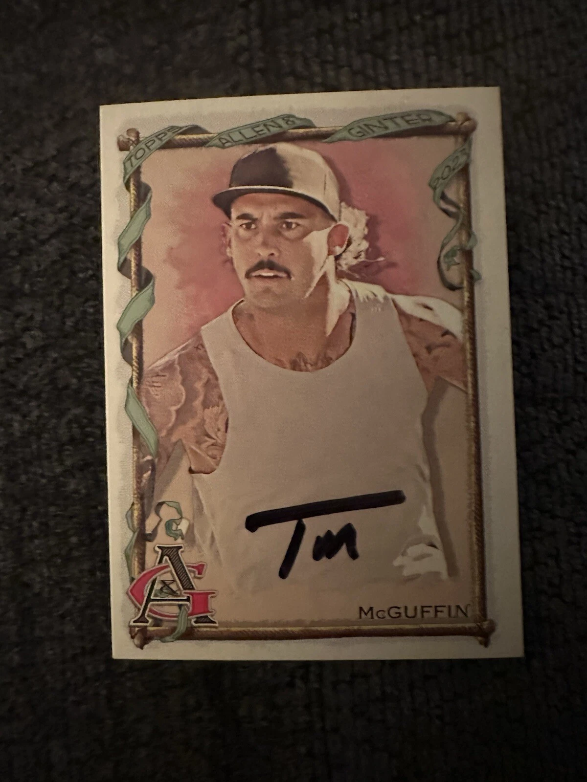 TYSON MCGUFFIN SIGNED TRADING CARD AUTOGRAPHED ALLEN & GINTER COLLECTIBLE MEMORABILIA