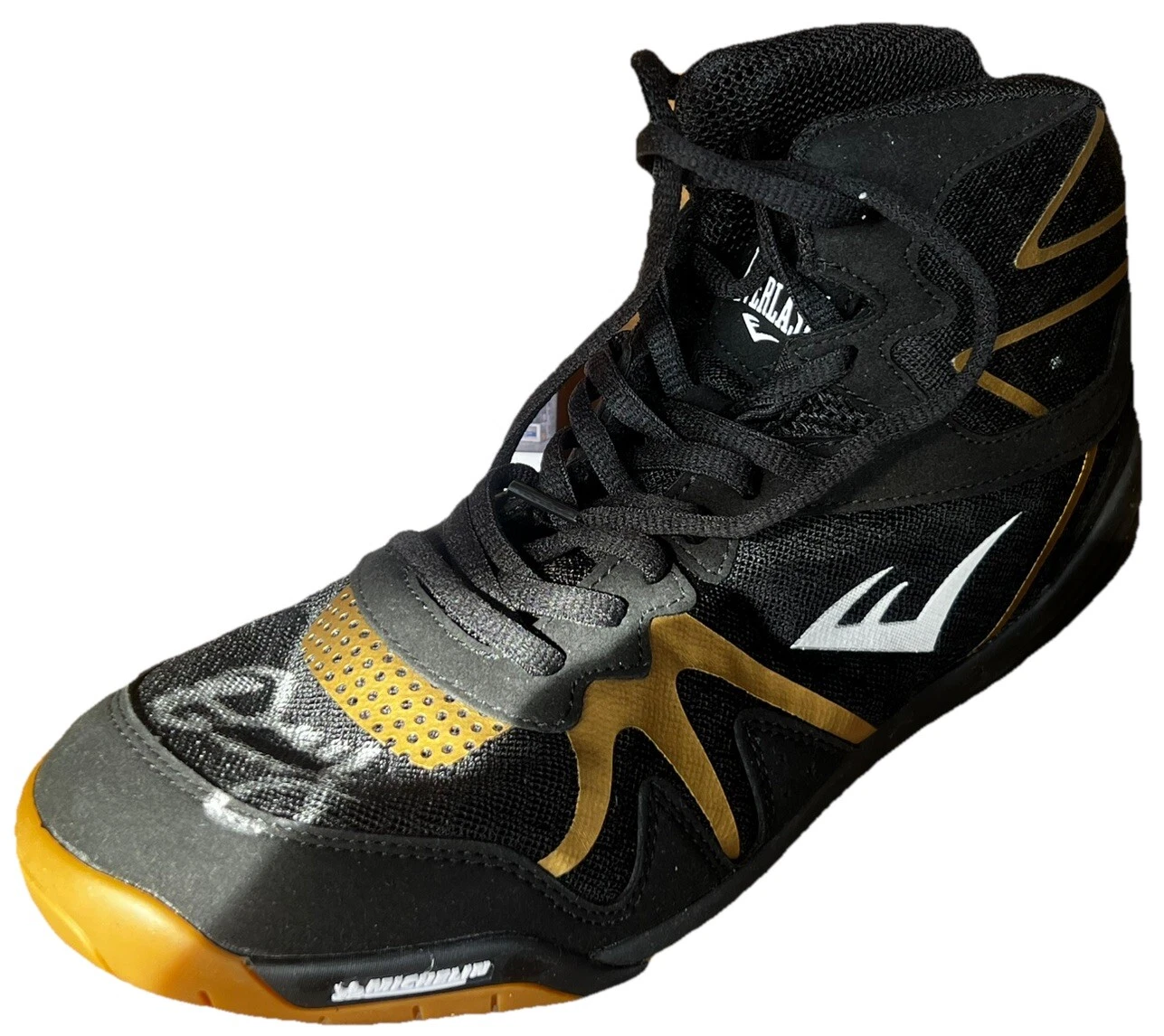 DAVID BENAVIDEZ Signed (Everlast) The Monster Boxing Shoe JSA AY06546