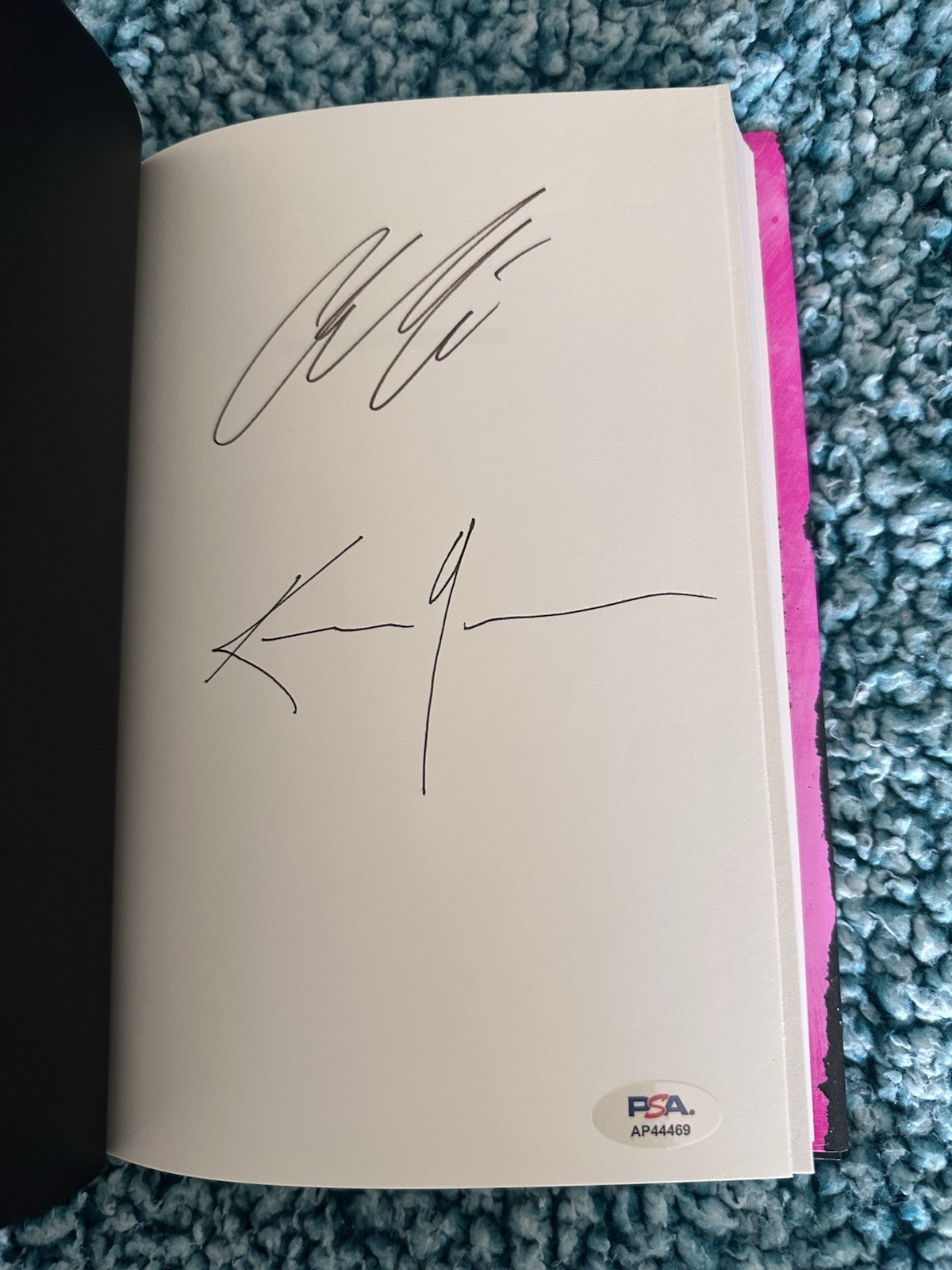 Keanu Reeves China Mieville SIGNED Hardcover Book PSA/DNA Authenticated COA