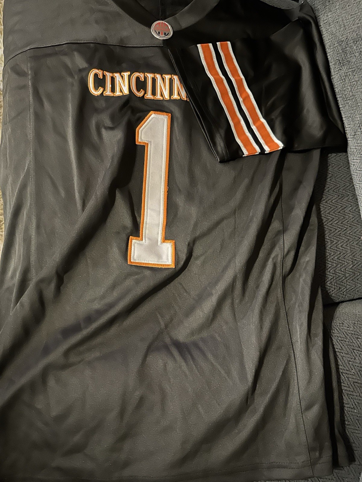 Coach Zac Taylor SIGNED Bengals Jersey Stitched XL JSA Authentication COA