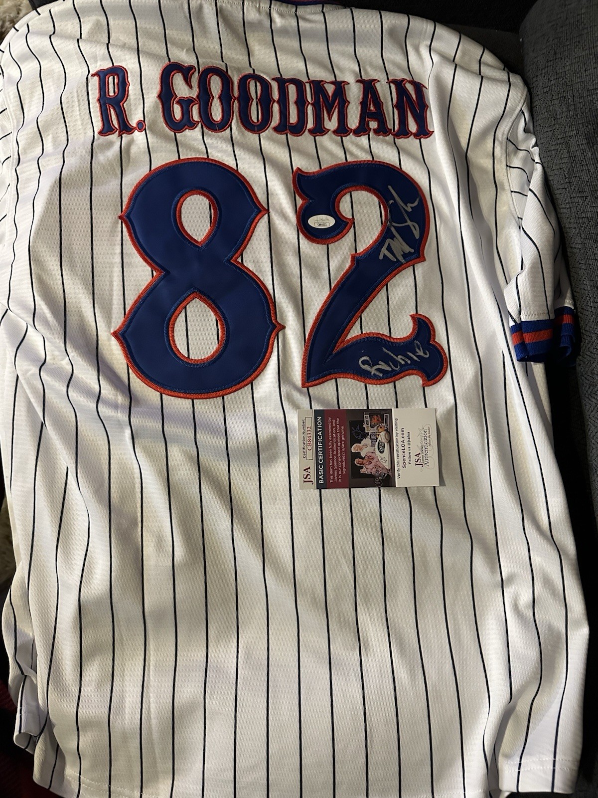 David Spade SIGNED Benchwarmers Jersey Stitched XL JSA Authenticatied COA Richie