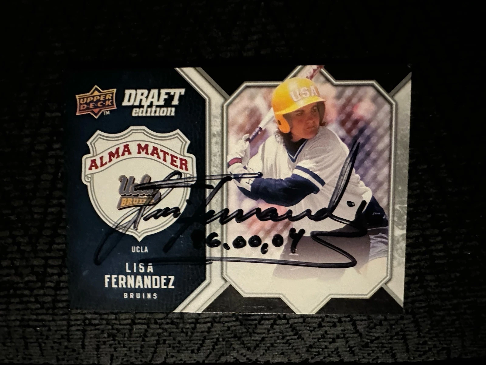 Lisa Fernandez Signed Trading Card Autographed Softball Legend