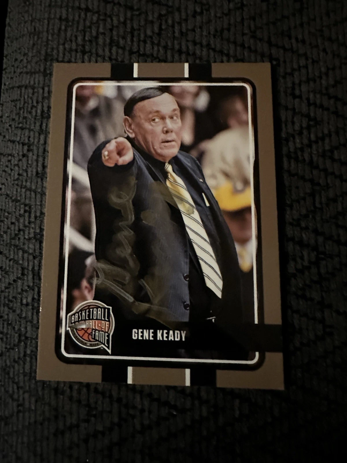 Gene Keady Signed In Person Trading Card Autographed Hall Of Fame