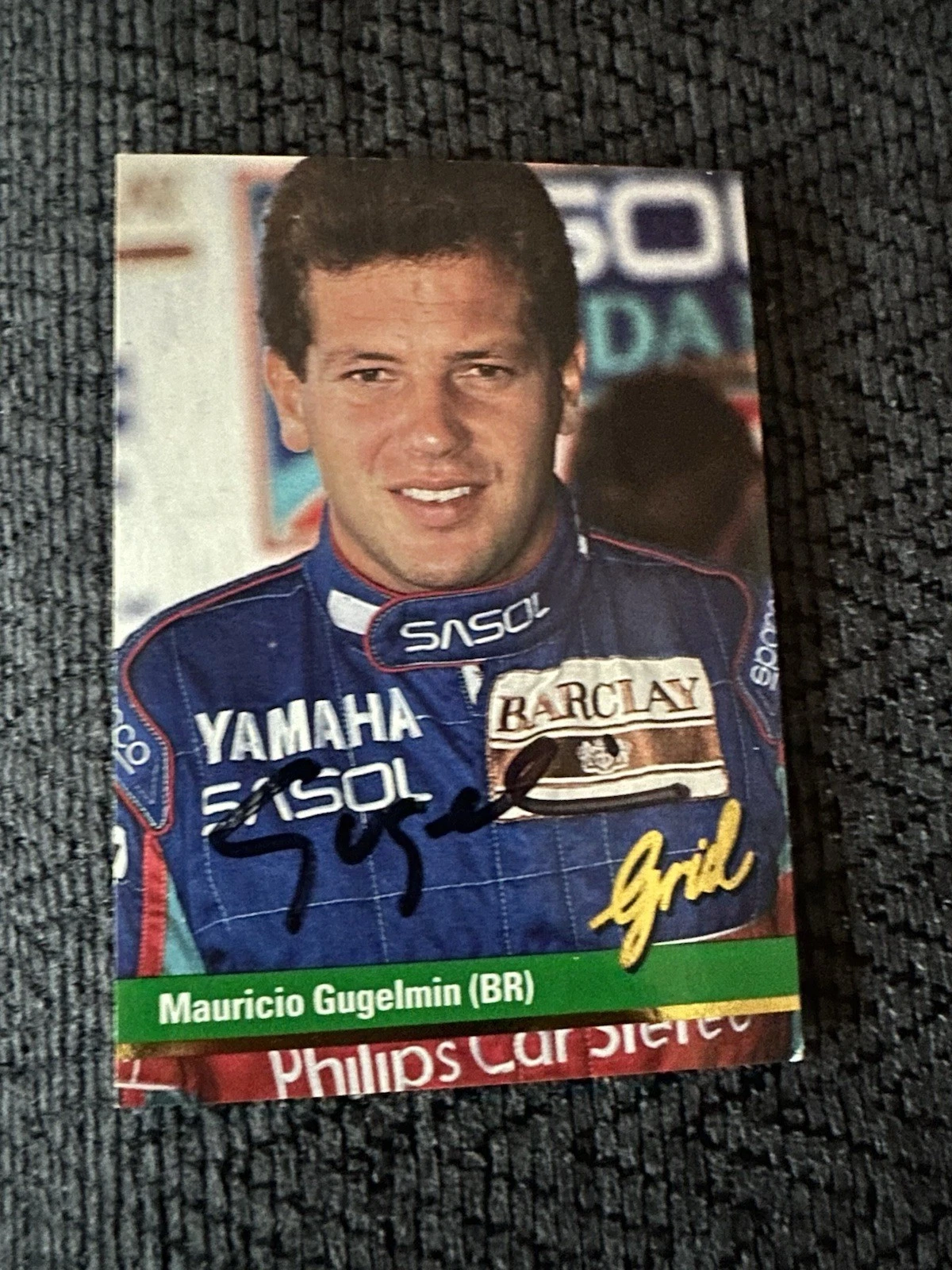 Signed Trading Card Indy 500 Car Mauricio Gugelmin Formula One 1 Autographed