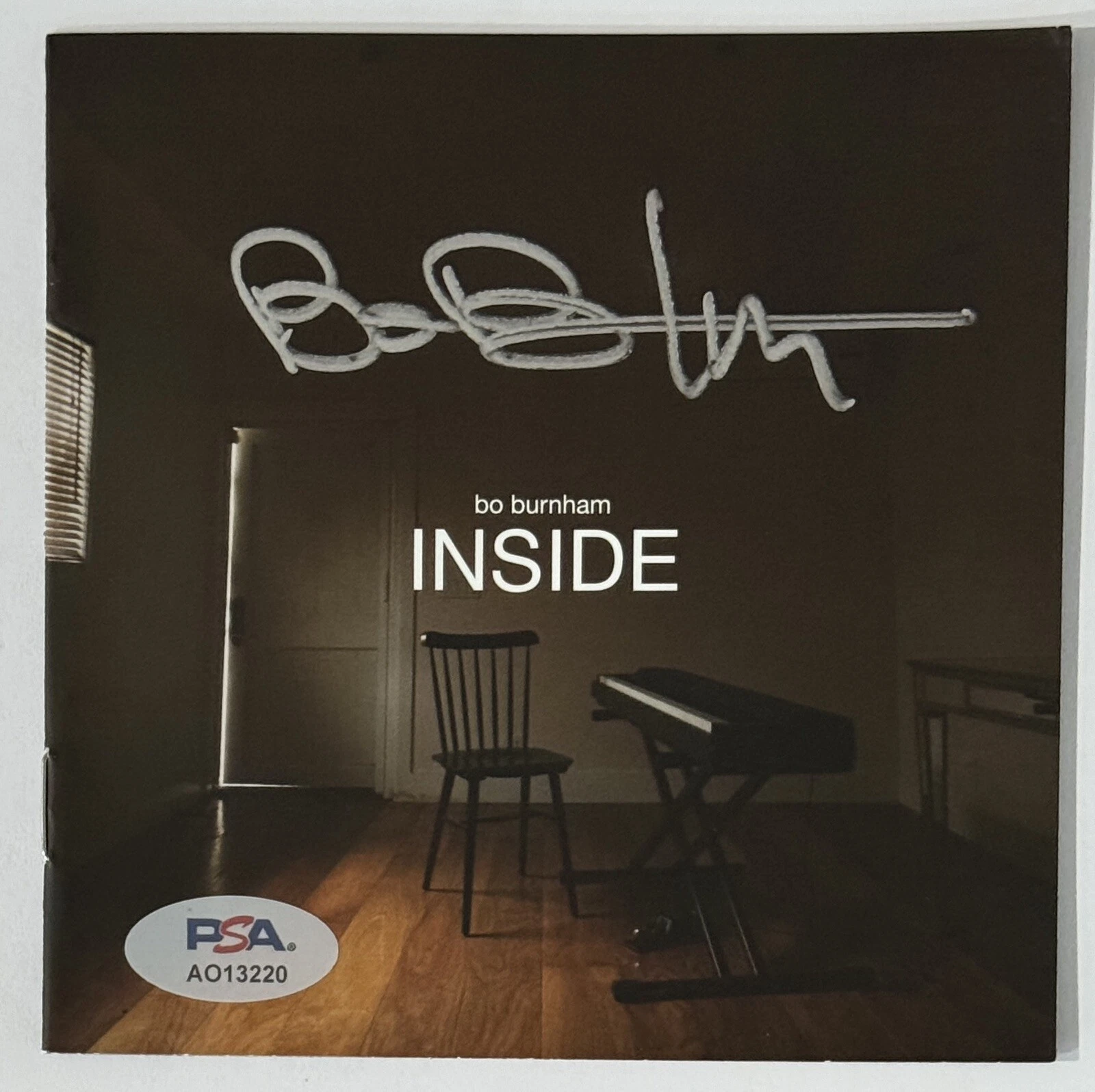 Bo Burnham Inside The Songs SIGNED CD COVER BOOKLET BOOK PSA DNA COA AUTOGRAPHED