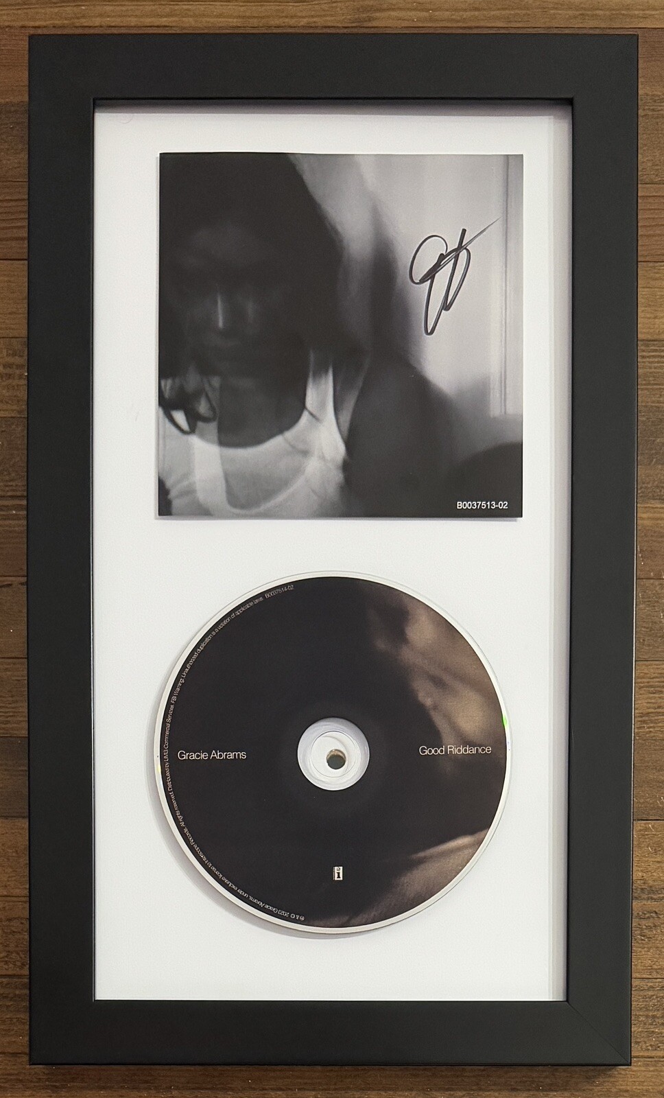 FRAMED Gracie Abrams SIGNED Good Riddance Art Card Autographed & CD PSA DNA COA