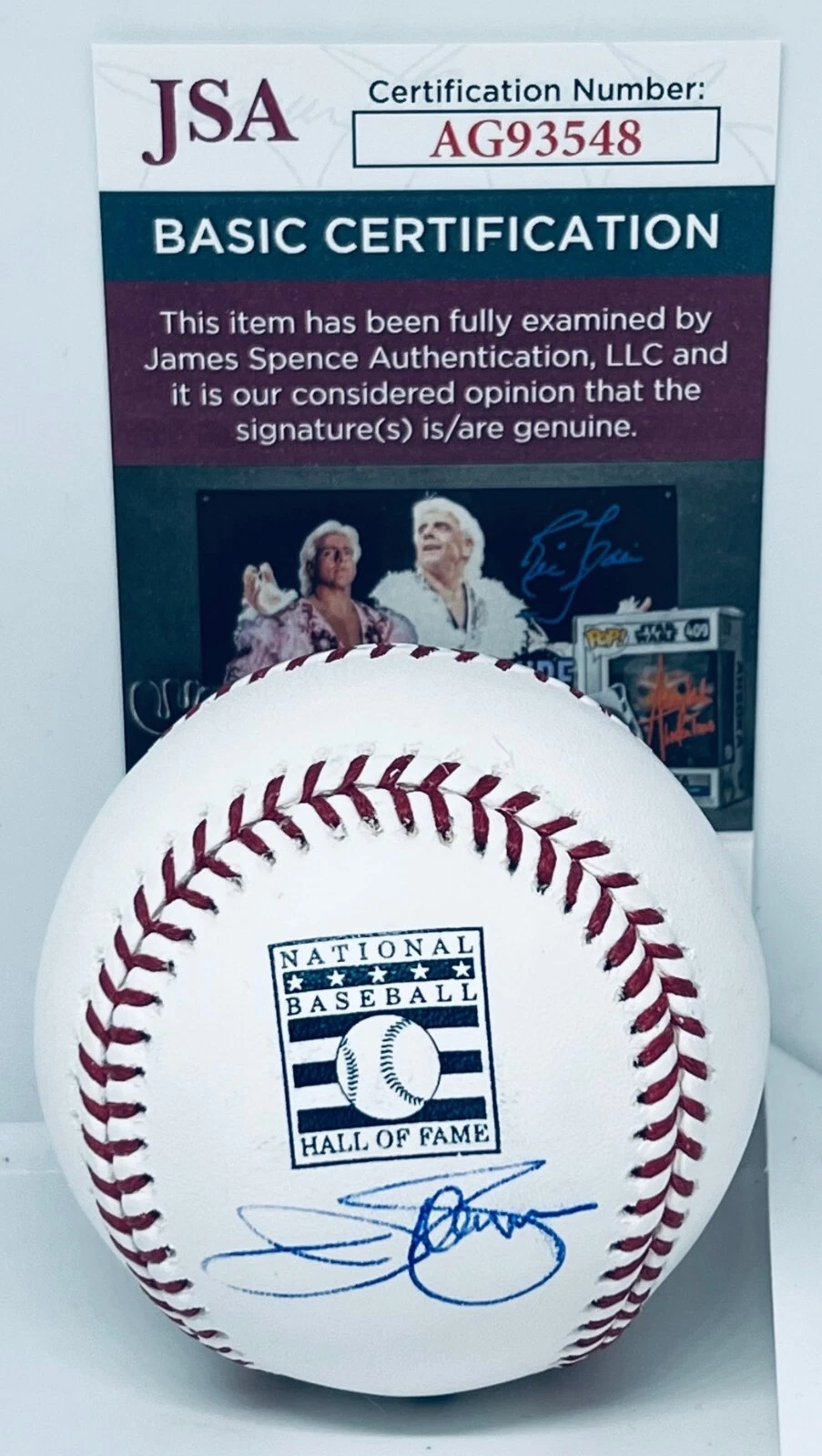 Jim Palmer Baltimore Orioles signed HOF Logo Baseball Ball autographed JSA
