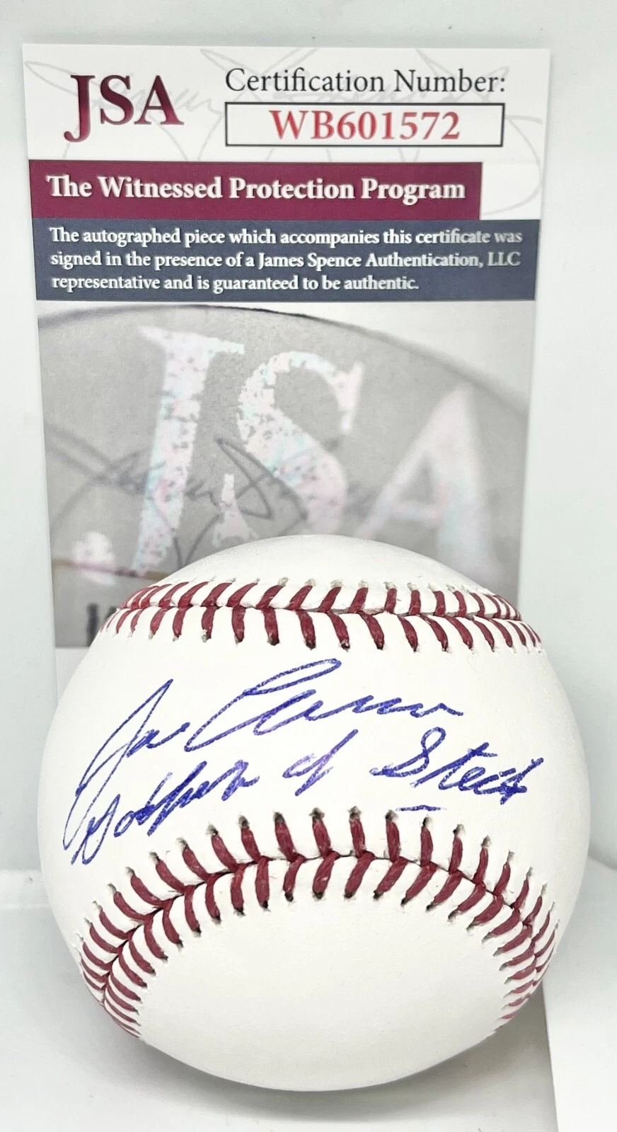 Jose Canseco Oakland A's signed MLB Baseball W Godfather of Steroids JSA Witness