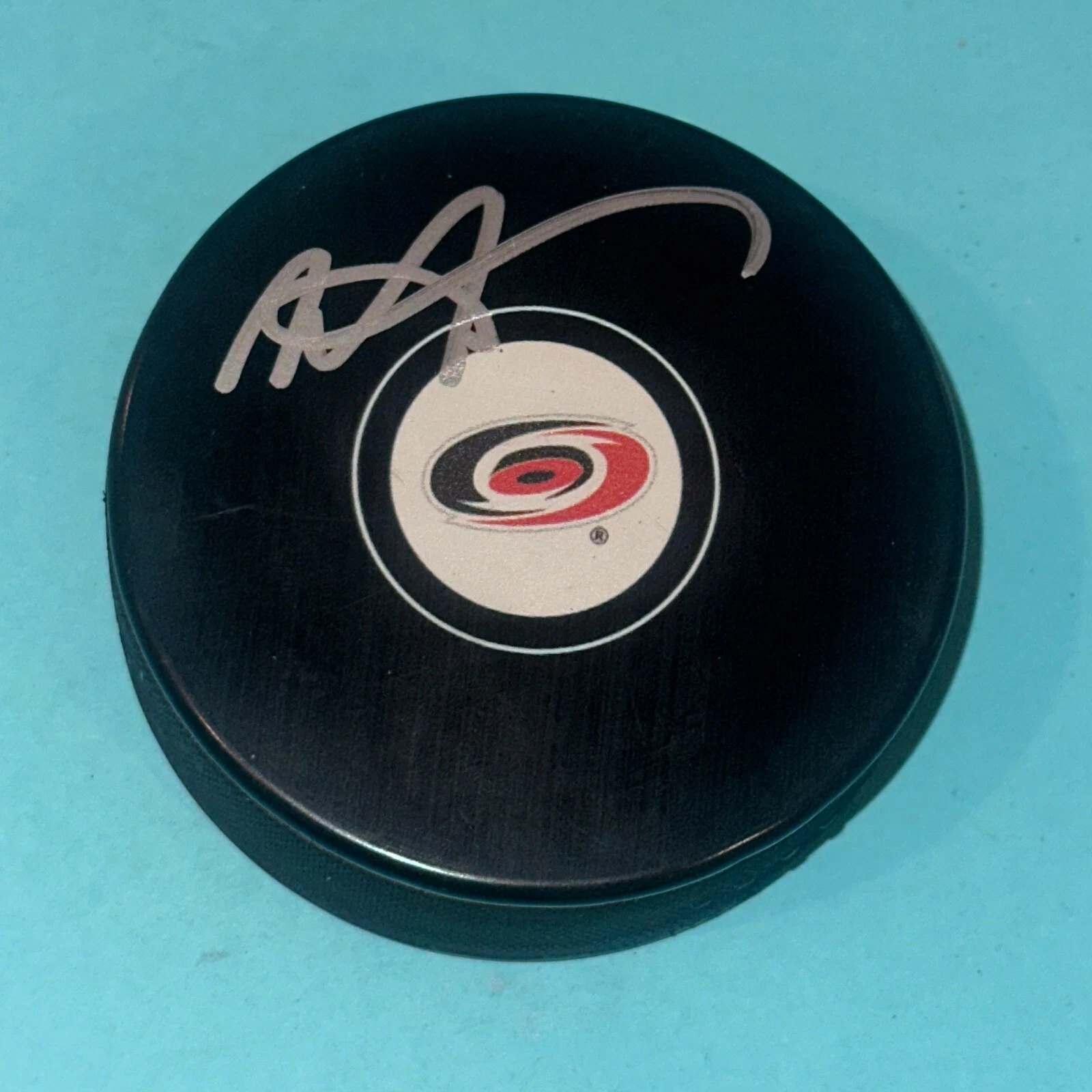 ROD BRIND'AMOUR Signed Carolina HURRICANES Puck Beckett Auth BAS