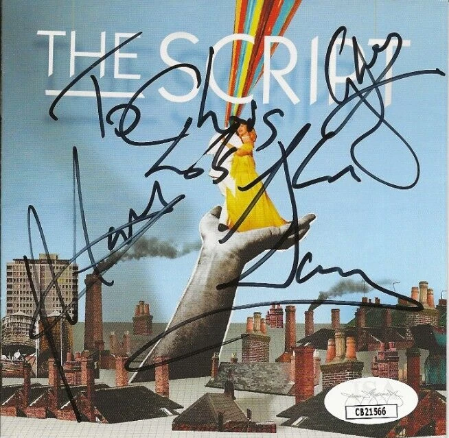 The Script REAL hand SIGNED Self-Titled CD JSA COA Autographed Danny Glen Mark