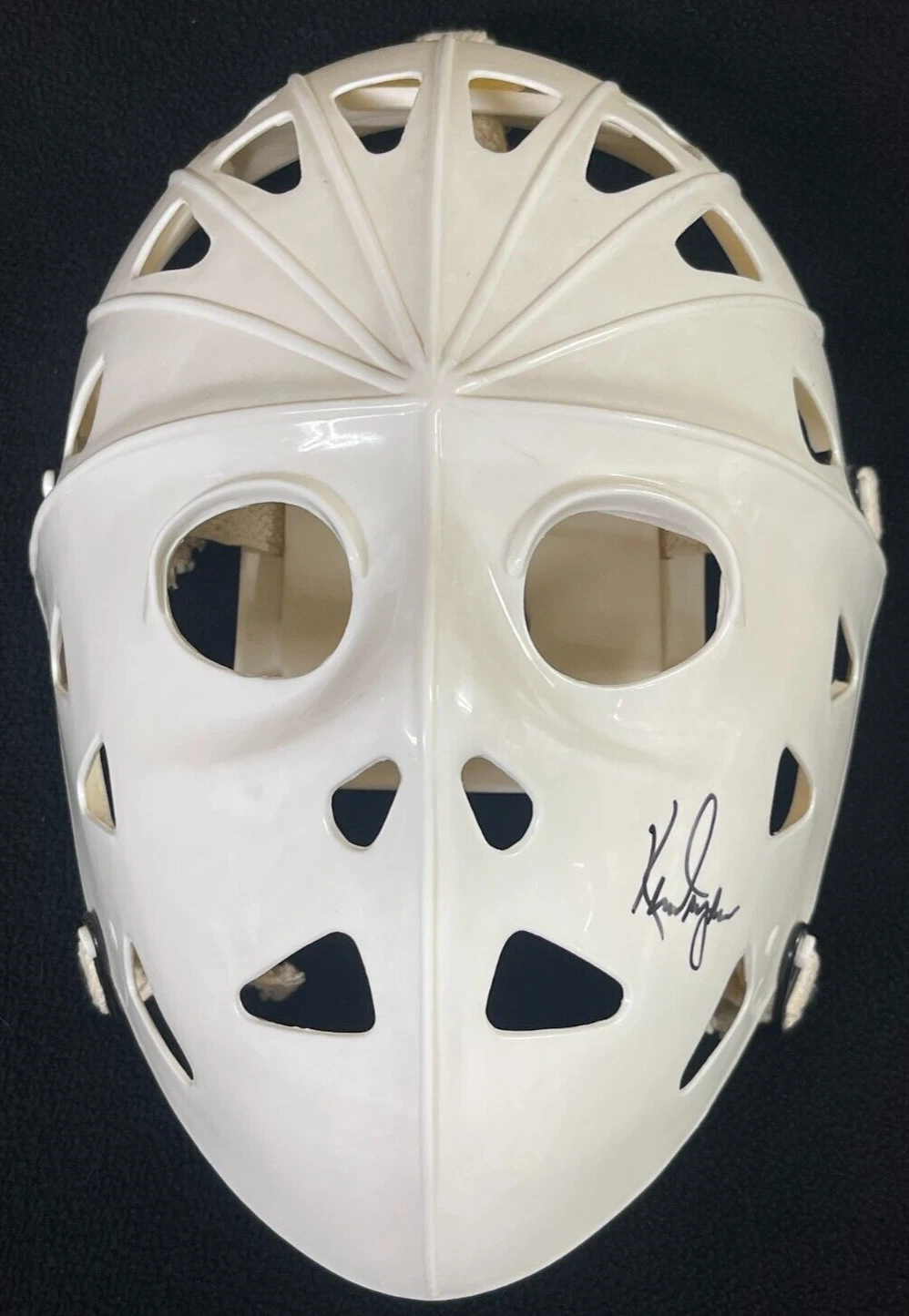 Ken Dryden Signed Montreal Canadiens Vintage Style Goalie Mask JSA LOA COA